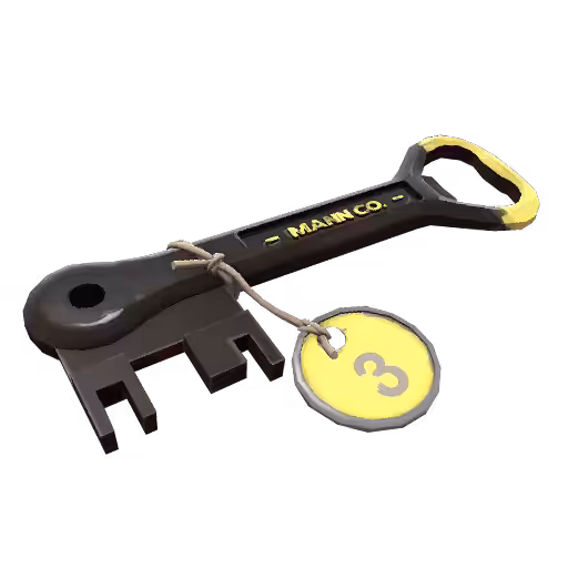 Non-Craftable Yellow Summer 2013 Cooler Key